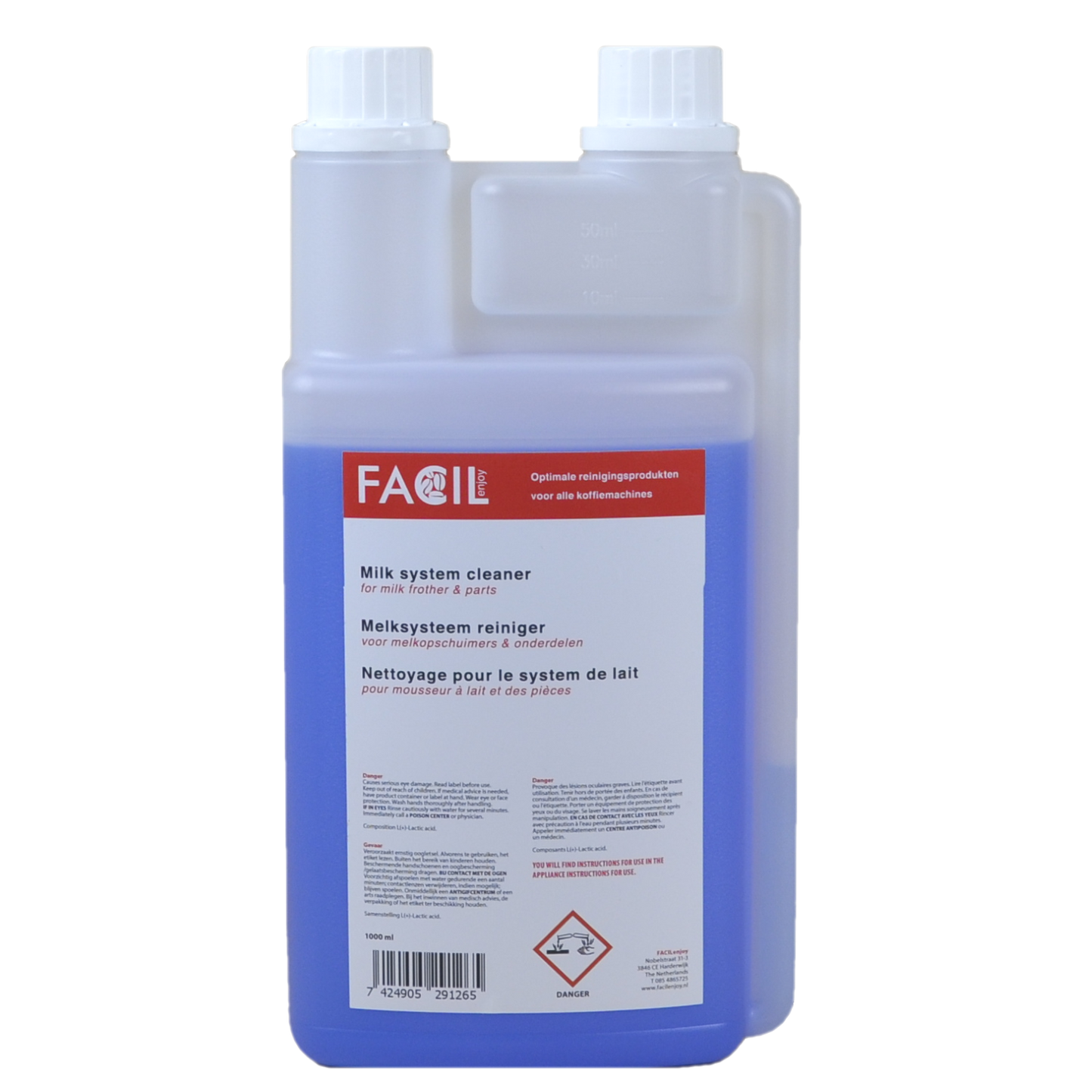 Melksysteem reiniger